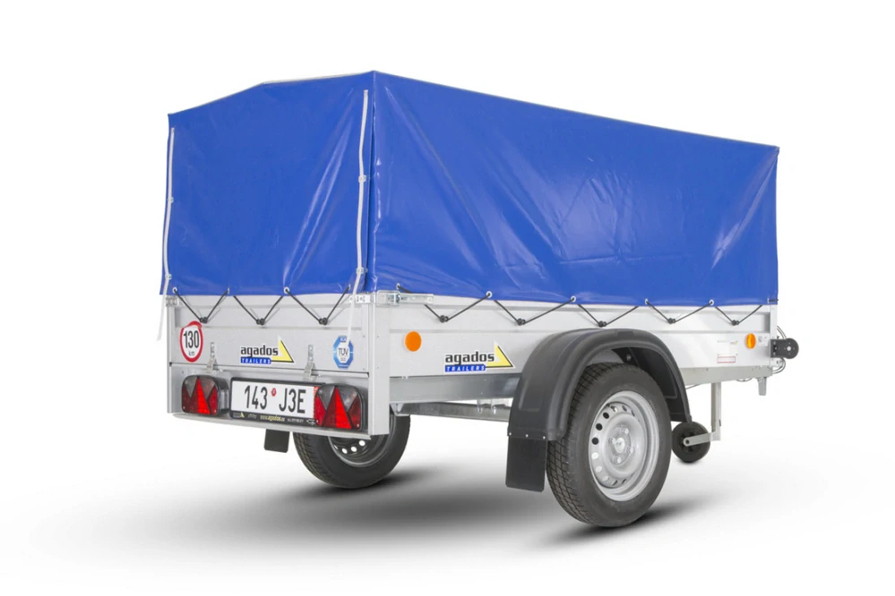 Přívěsný vozík Agados HANDY 20 N1 s konstrukcí s plachtou